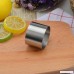 YIJIA Stainless Steel Mousse Cake Ring 2 inch Circle Round Smoother Decorating Scraper Cutter - B078JQPPVP